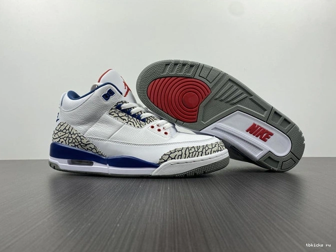 Cheap TB 854262- Blue Jordan3 Breathable True 3839 1014